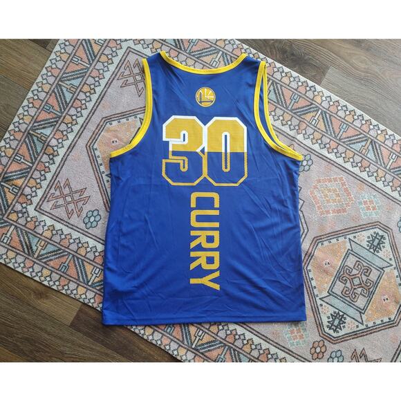 NBA Golden State Warriors Stephen Curry 30 Basketball Jersey Tank Top L - Picture 3 of 3